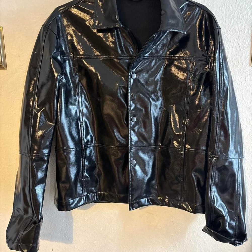 Faux Leather Jacket